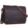 "Rick" Schultertasche Leder für 15,6 Zoll Laptop