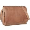 B-WARE "Rick" Schultertasche Leder 15,6 Zoll