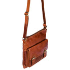 Leder Schultertasche Männer Vintage
