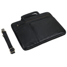 schwarze Herren Laptoptasche Leder