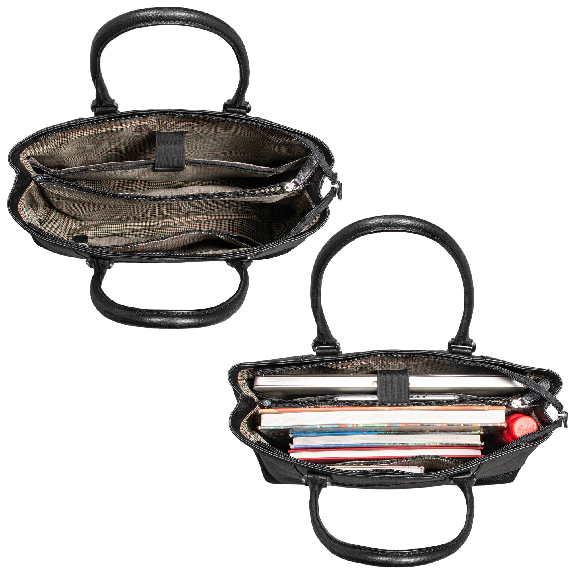 Frauen Laptoptasche 15,6 Zoll schwarz