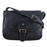Handtasche Leder Schwarz Klein 
