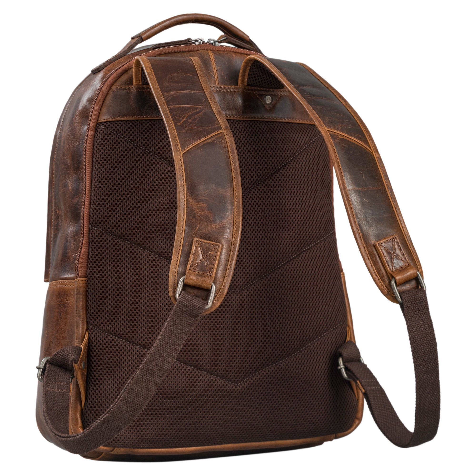 Leder Tagesrucksack braun