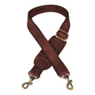 Leder Taschengurt mit Polster braun Vintage