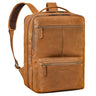 "Daryl" XL Rucksack Herren Leder 16 Zoll mit Trolley Halterung