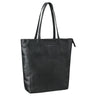 Schultertasche Damen Leder groß schwarz