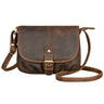 "Iris" Leder Handtasche Damen klein Echtleder Umhängetaschen Frauen