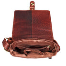 Vintage Umhängetasche Leder braun