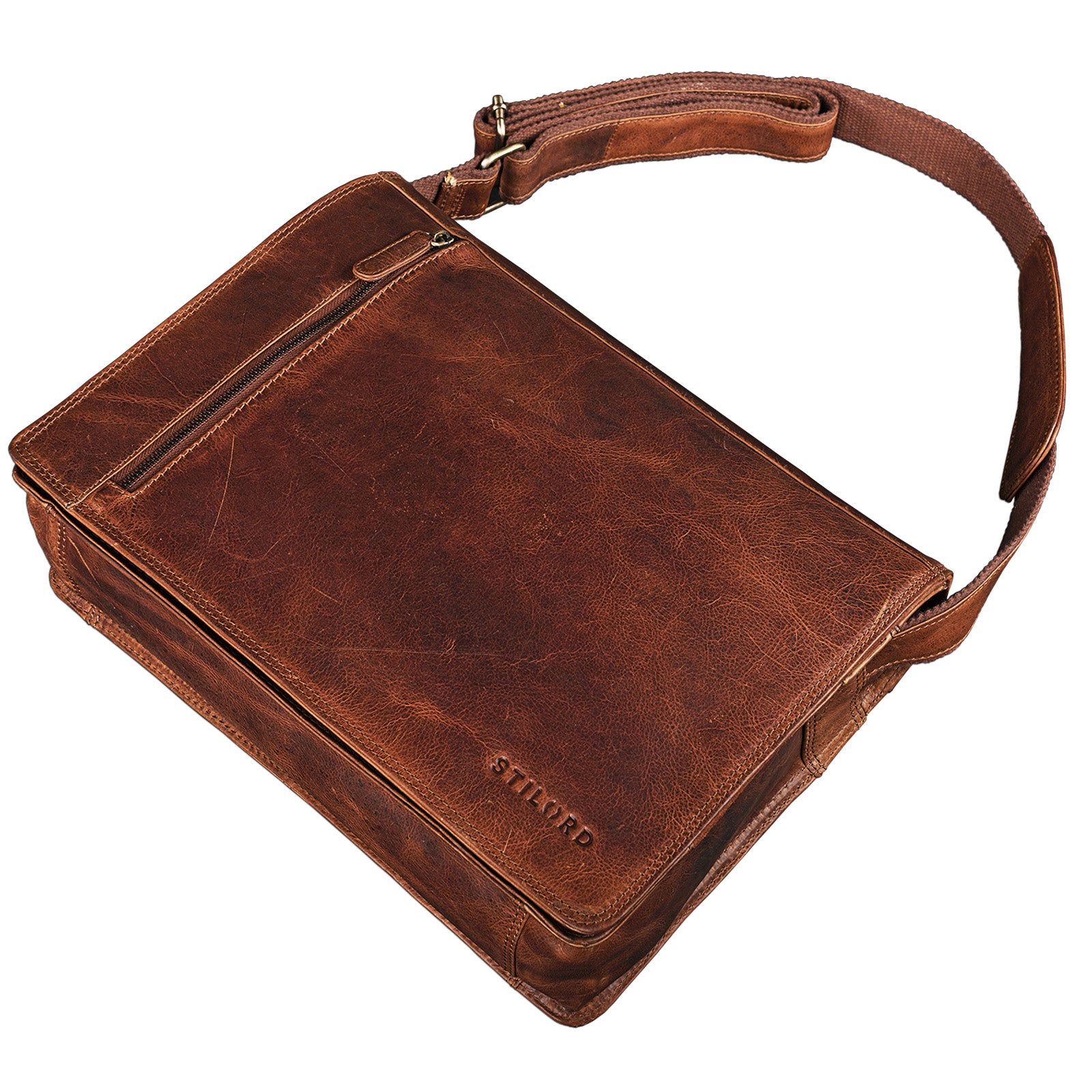 Klapptasche Leder