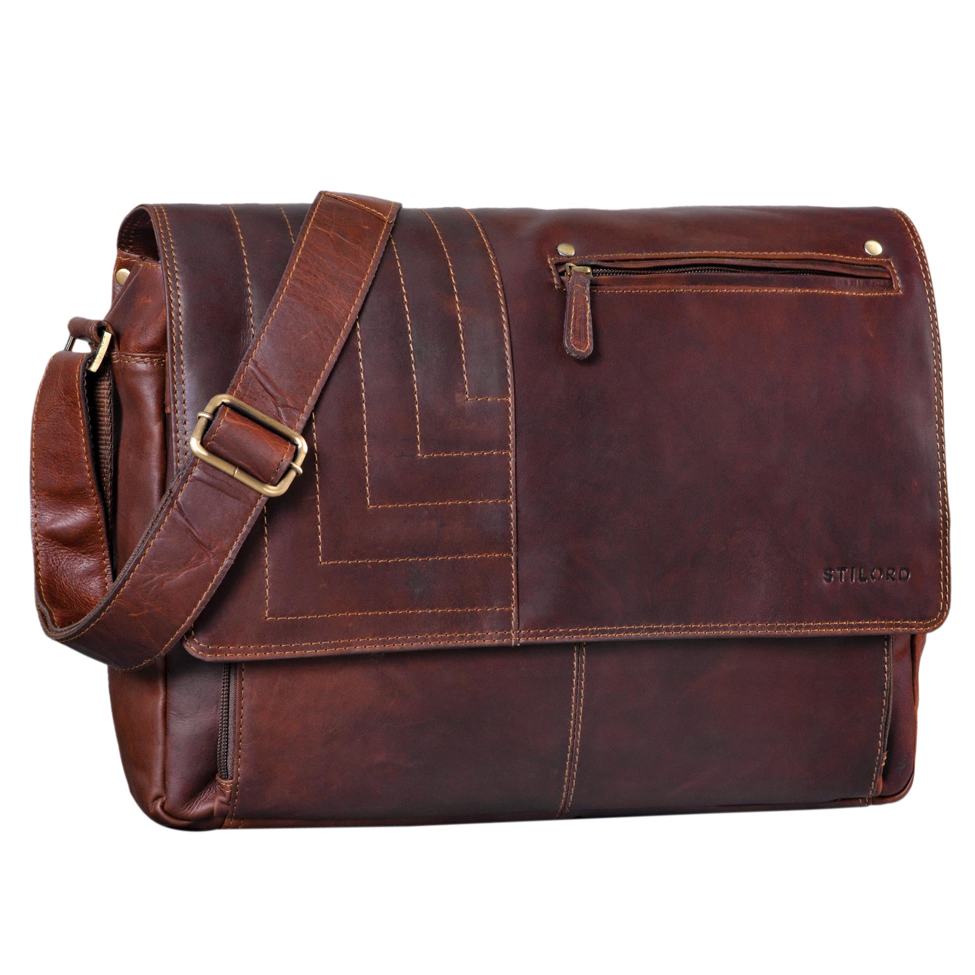 Ledertasche Herren 15,6 Zoll