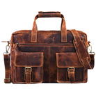 Große Ledertasche Umhängetasche Vintage