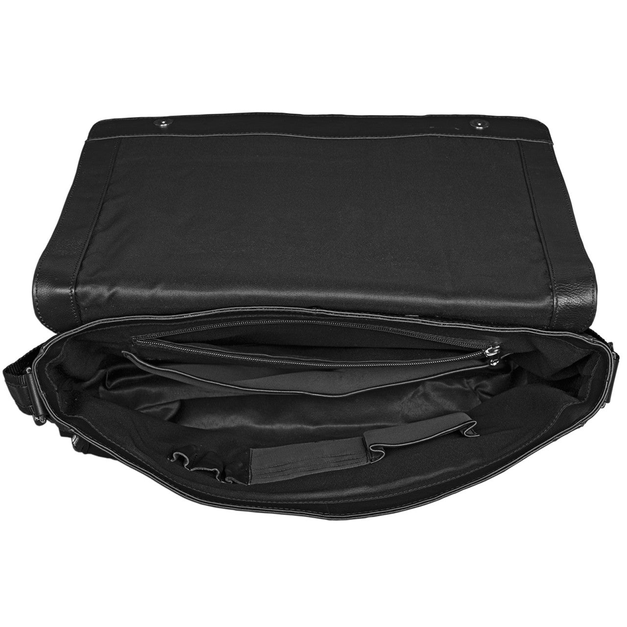 Umhängetasche Leder Schwarz Herren Damen