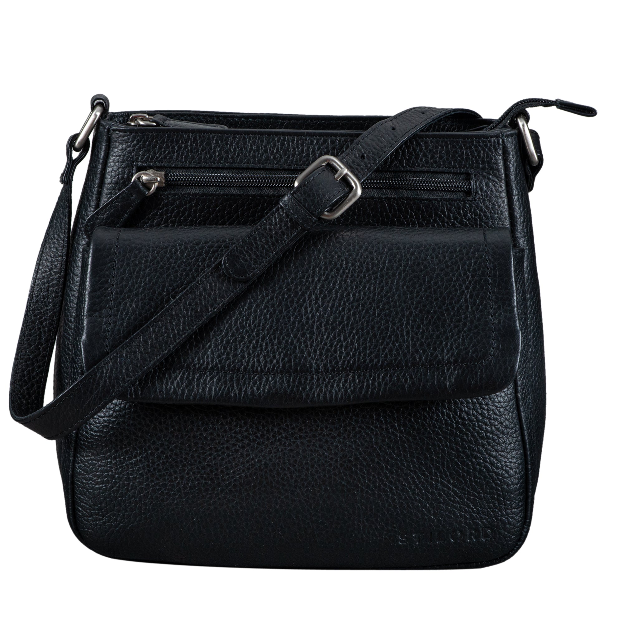 Umhängetasche Shopper schwarz