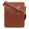 "Oxford" Vintage Umhängetasche Leder Herren mittel-groß DIN A4