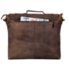 XL Businesstasche Leder braun