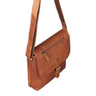 Umhaengetasche Leder braun