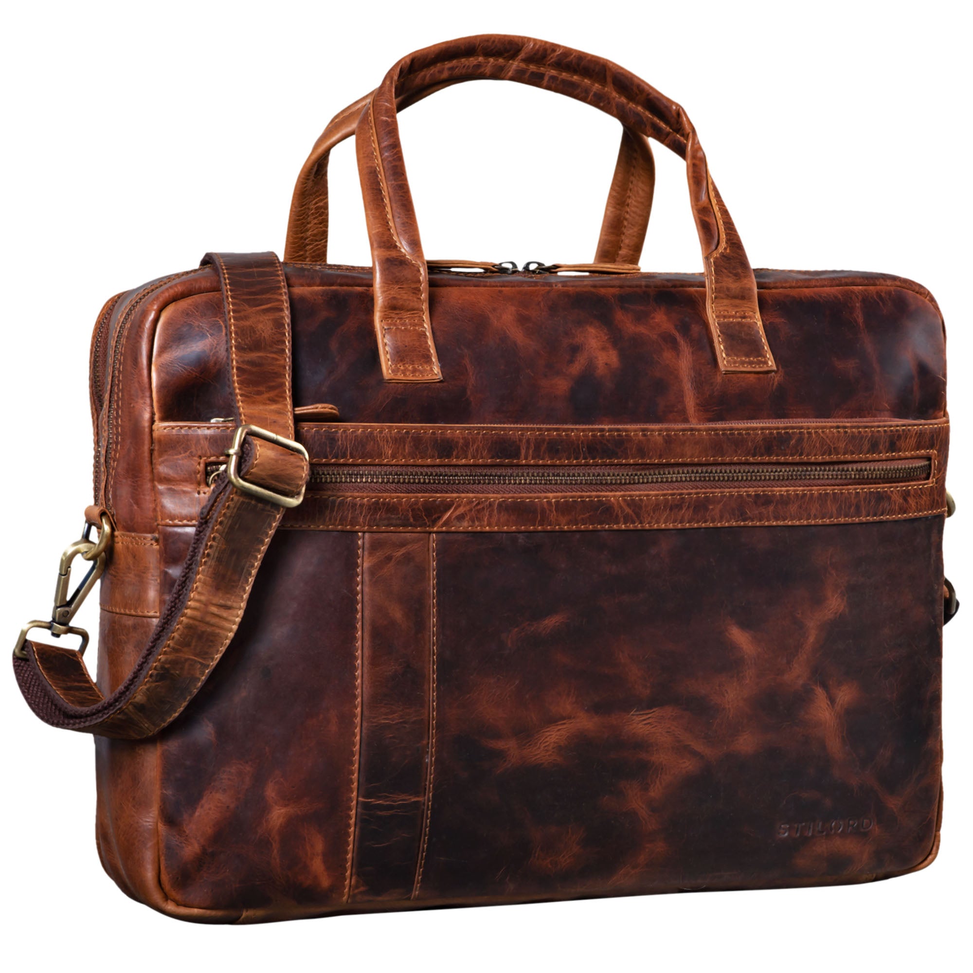 Herrentasche Businesstasche Leder Vintage