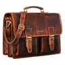 B-WARE "Jeffrey" Lehrertasche Aktentasche Leder