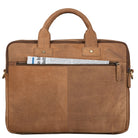 Elegante Bürotasche Braun Leder