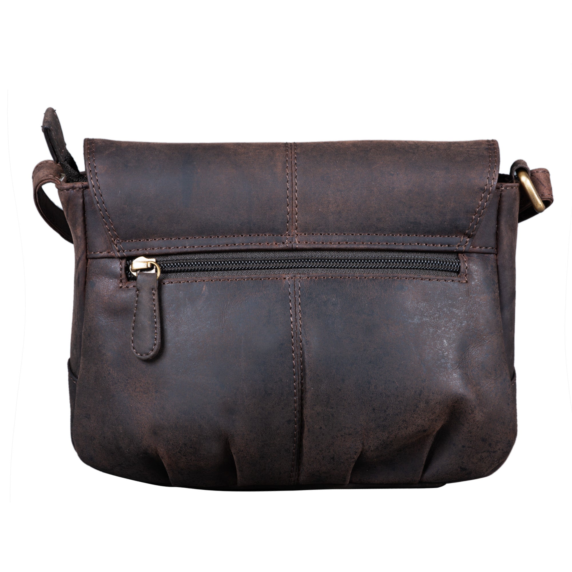 Elegante Handtasche Leder Braun