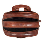 Kleiner Retro Daypack 2 Hauptfächer Damen Cognac