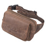 "Boston" Gürteltasche Leder Vintage