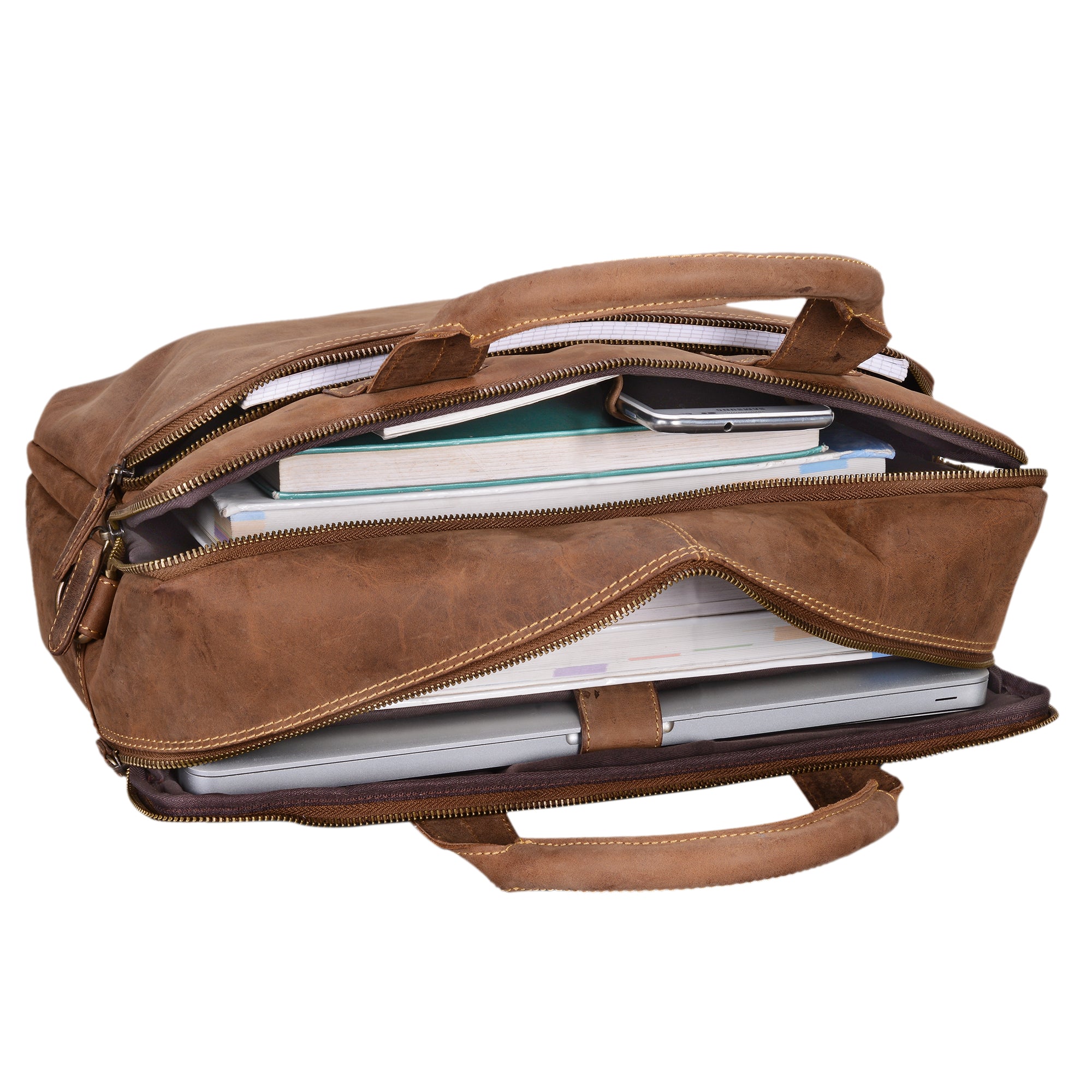Vintage Aktentasche Businesstasche Leder