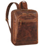 "Leslie" Lederrucksack Damen und Herren Business