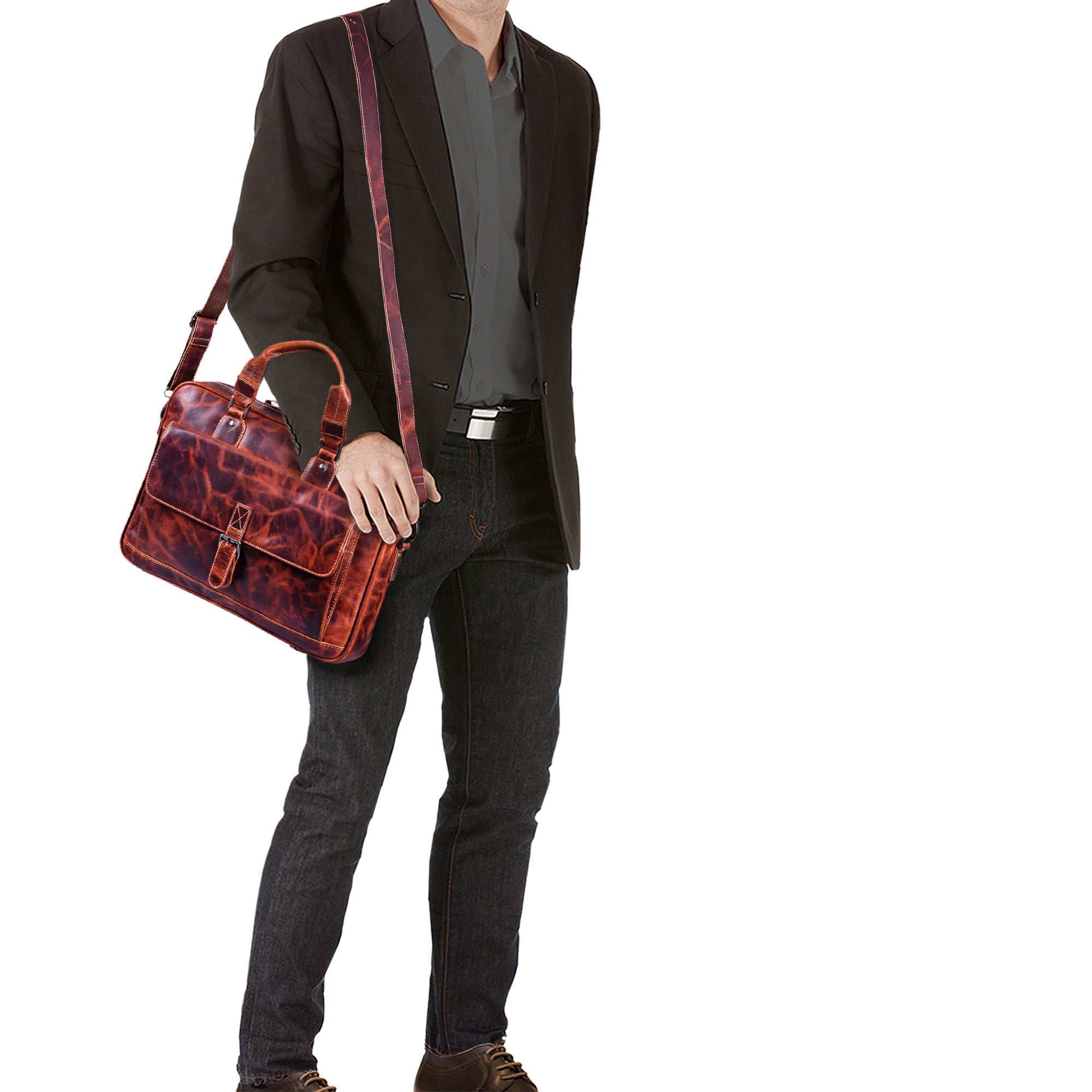 Leder Business Tasche Damen