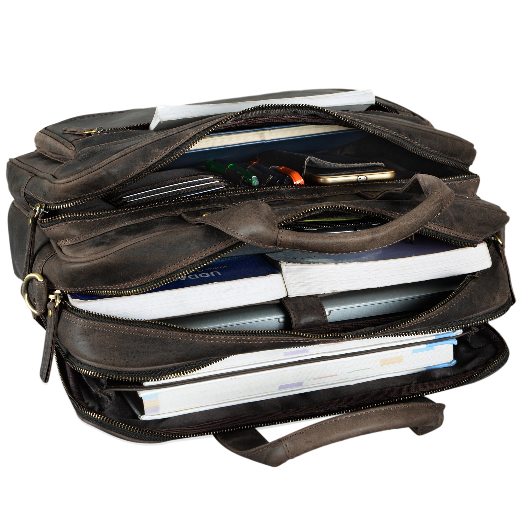 Laptotpasche Leder Business Herren Damen