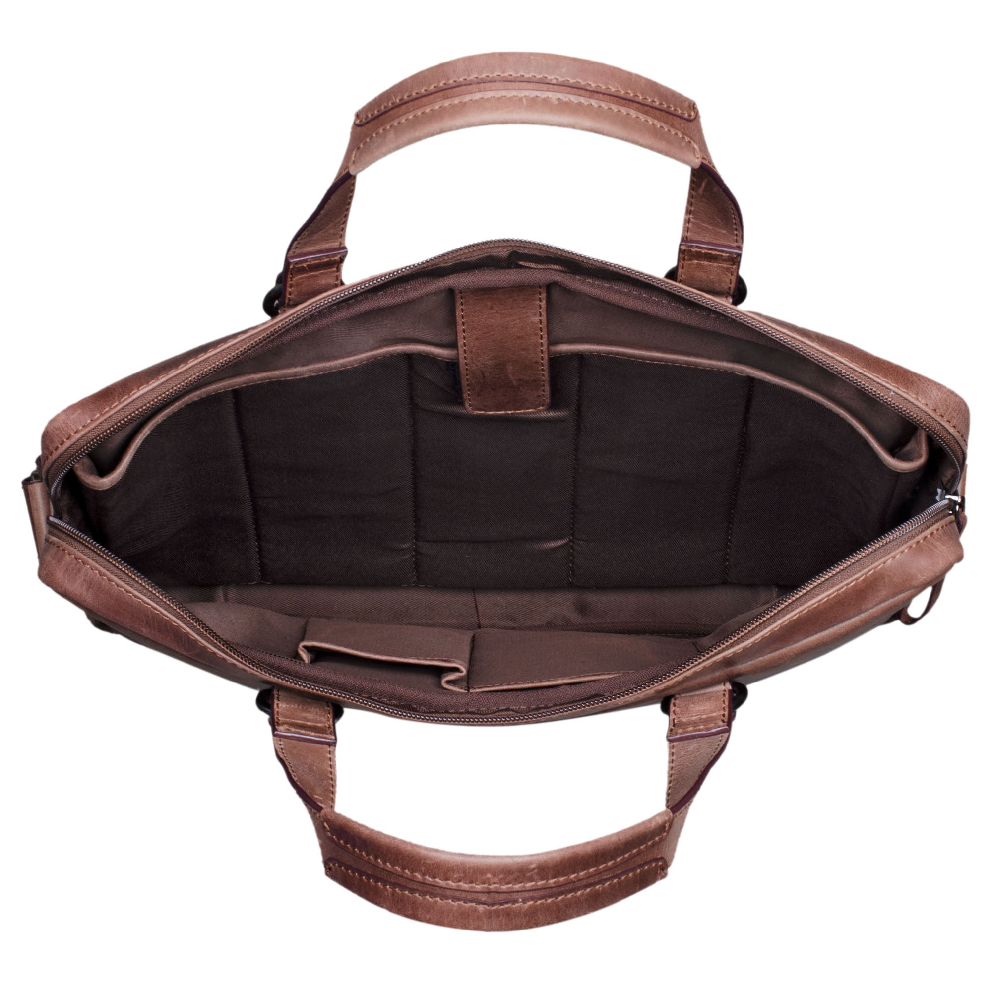 Leder Business Herrentasche Vintage braun