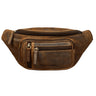 "Greg" Bauchtasche / Gürteltasche Echtes Leder für Damen Herren Groß