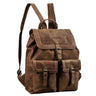 "Nora" Großer Lederrucksack Vintage für Damen und Herren