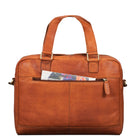 Herren Umhängetasche Vintage Leder braun