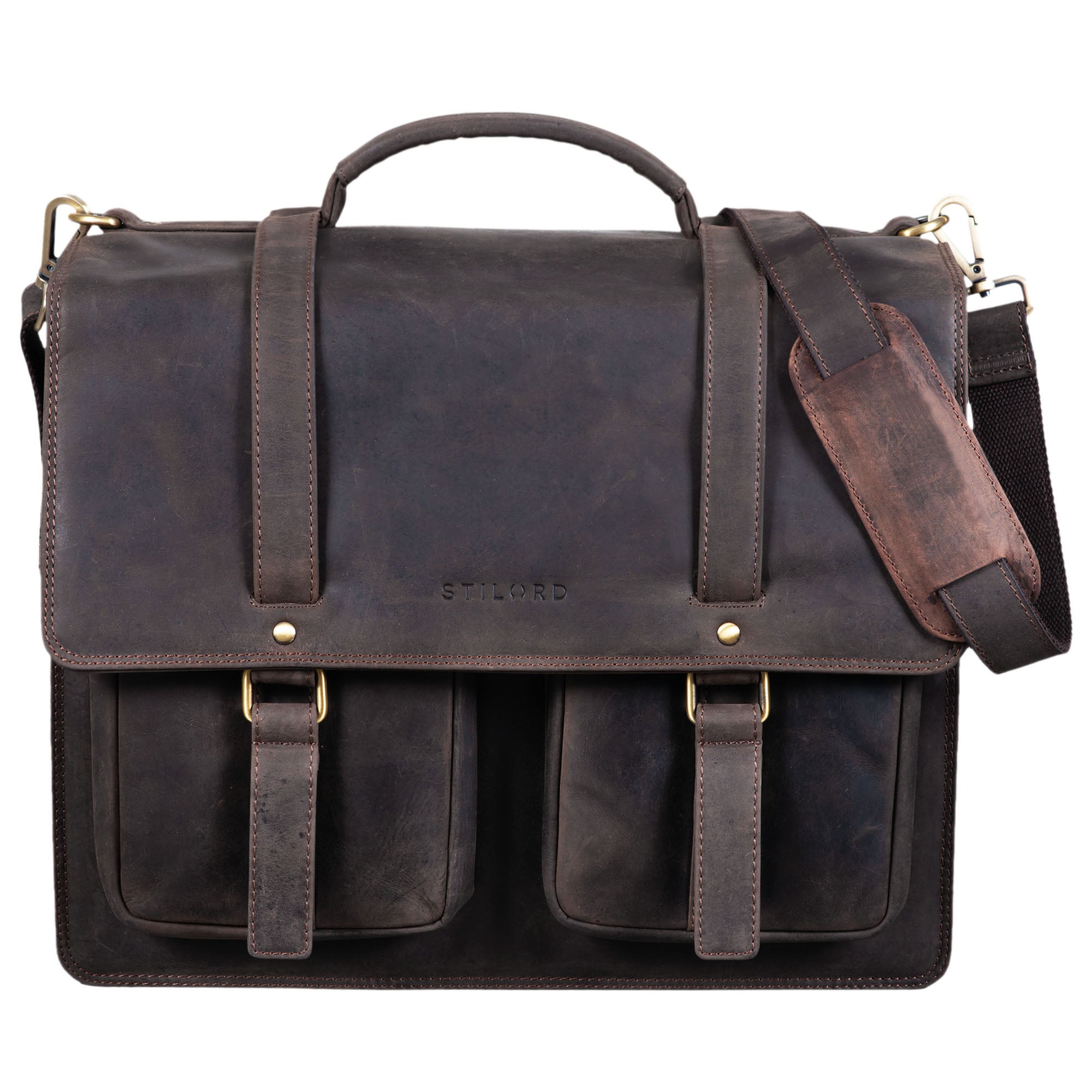 Business Umhängetasche Leder Herren braun