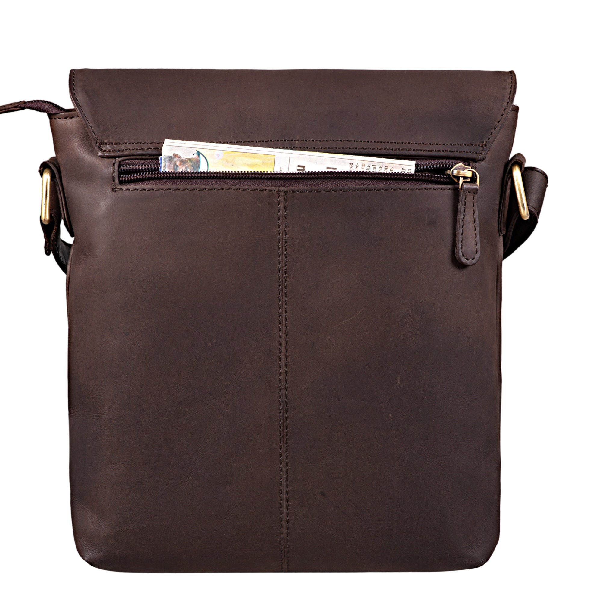 Leder Umhängetasche im Vintage-Look
