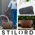 Braune Bürotasche Leder Herren