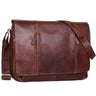 "Erik" Vintage Schultertasche Leder 15,6 Zoll Echtleder Umhängetasche