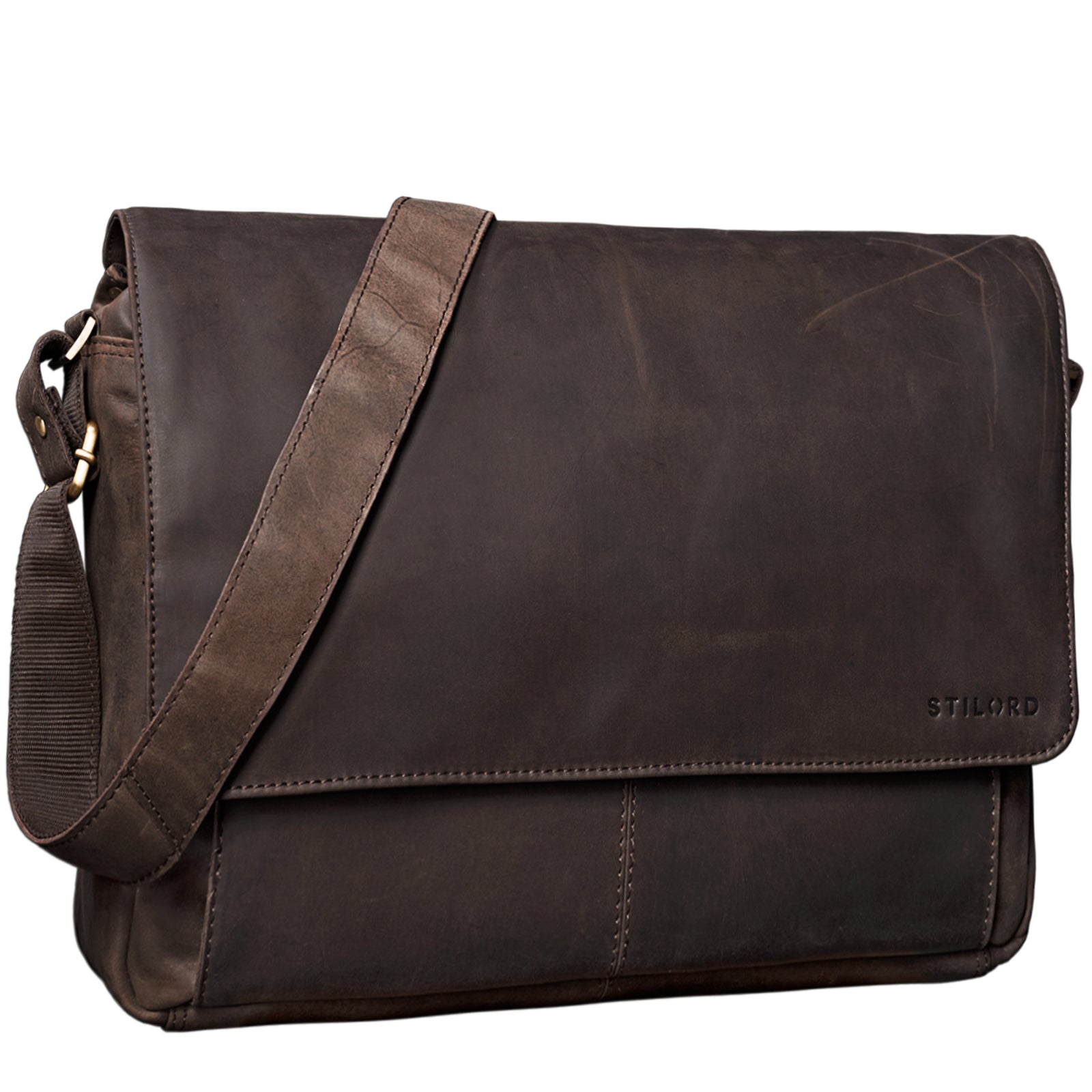 Vintage Leder Umhängetasche 