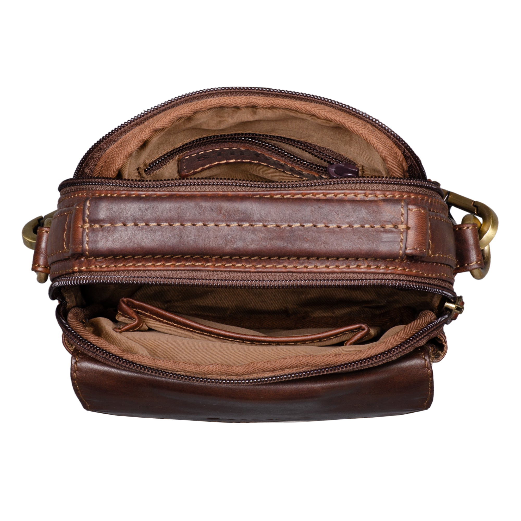 Stilord Vintage-Tasche für Herren zum Umhängen