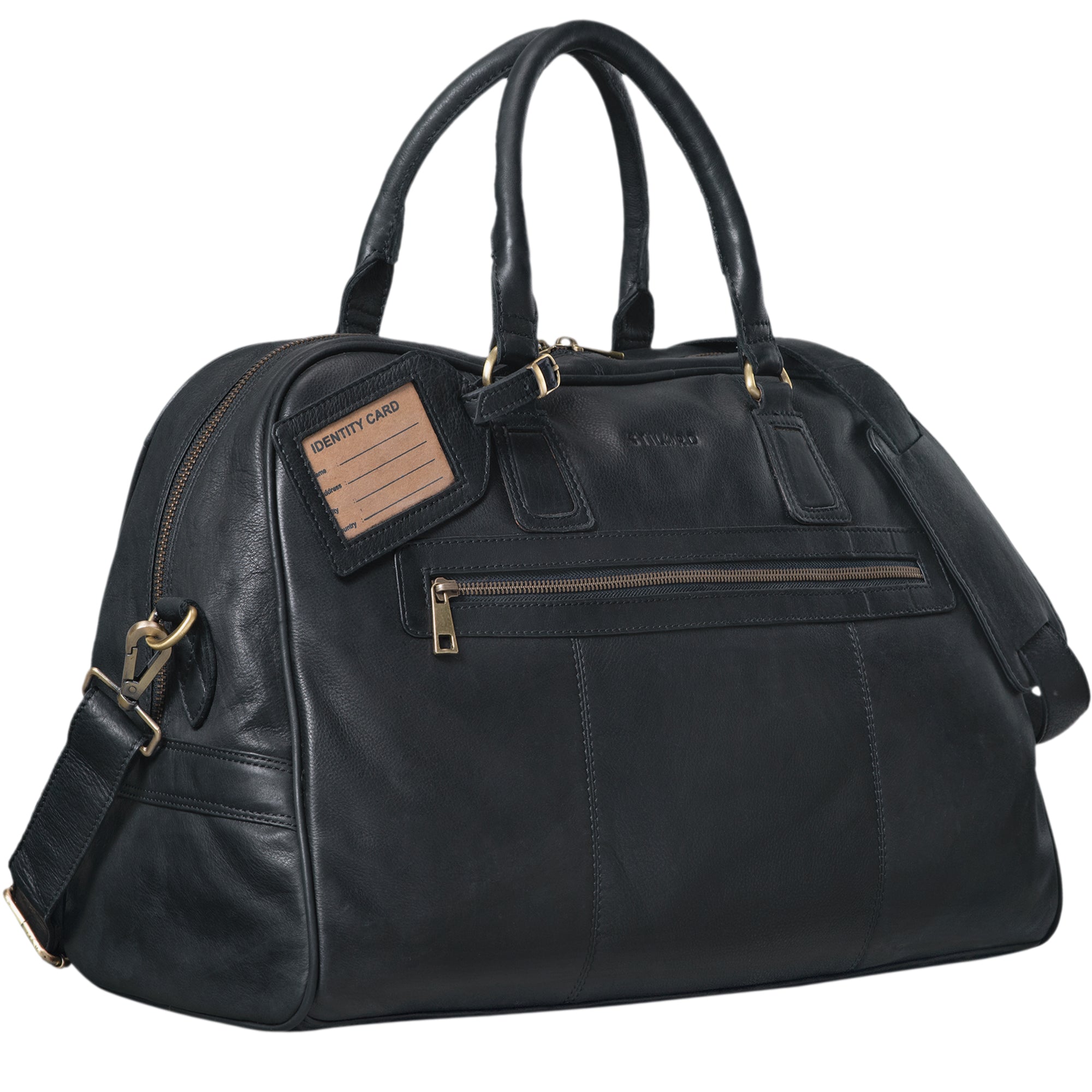 Kabinentasche Leder schwarz