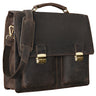 "Tiberius" Vintage Aktentasche Leder