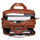Vollledertasche Herren Damen Tragetasche Schultergurt