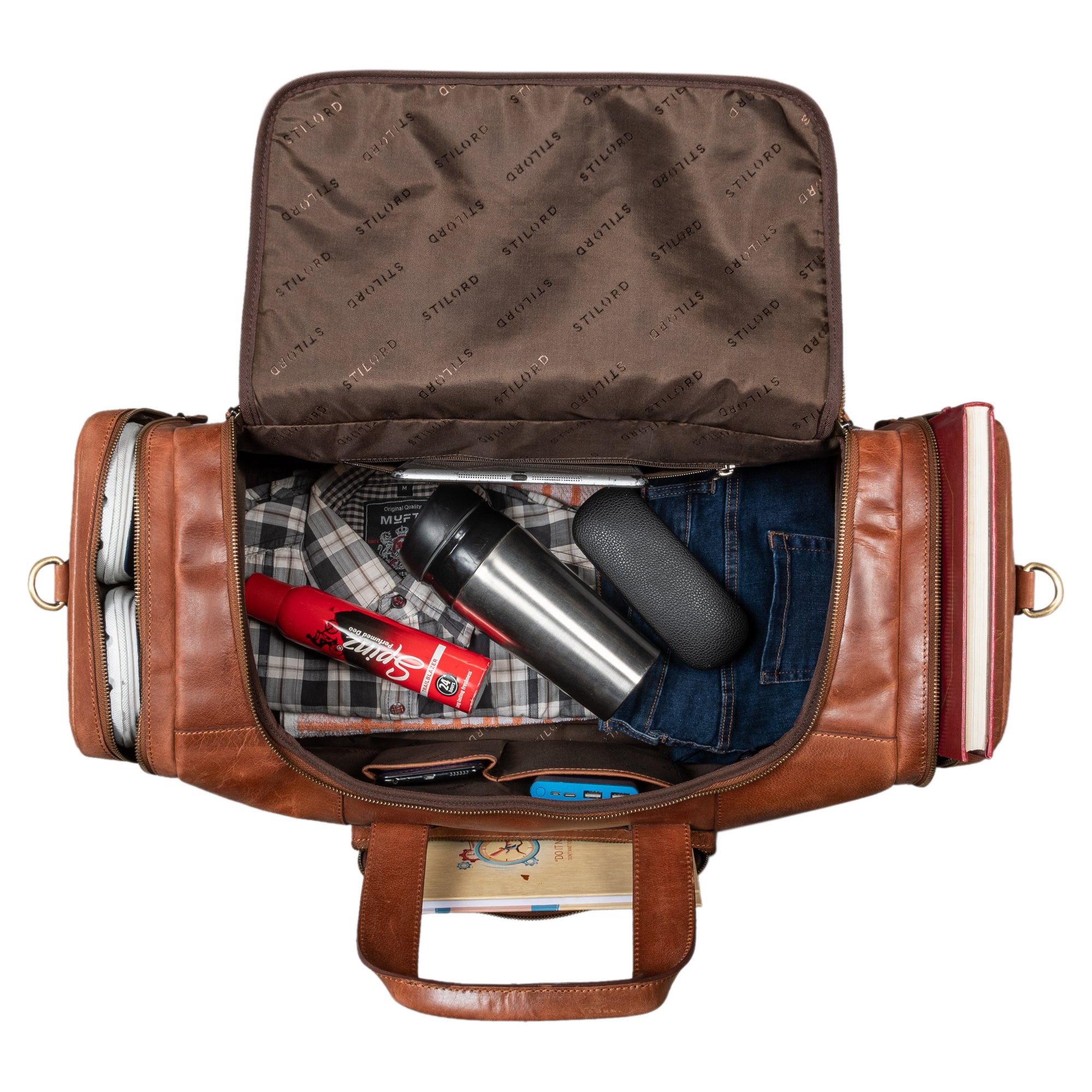 Weekender Tasche Damen Leder
