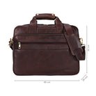Damen Lehrertasche Leder braun
