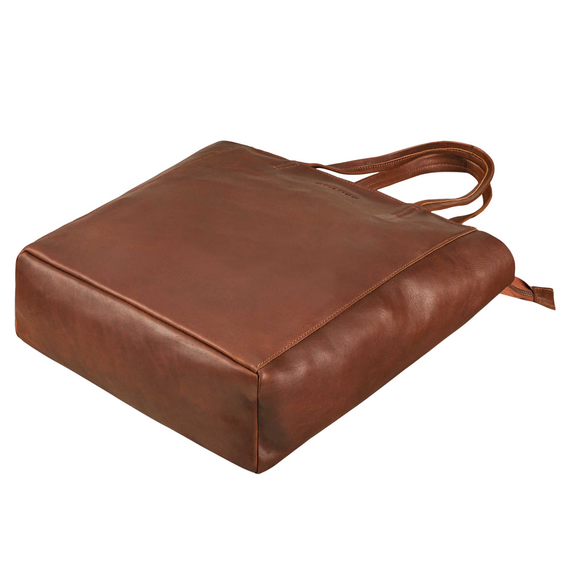 große Handtasche Damen Leder braun