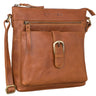 "Theodora" Vintage Leder Handtasche Damen Umhängetasche