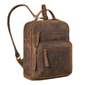 "Wilma" Eleganter Rucksack Frauen Klein Leder