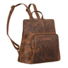 "Dorothea" Kleiner Lederrucksack Damen Elegant