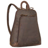 "Martha" Lederrucksack Frauen Vintage